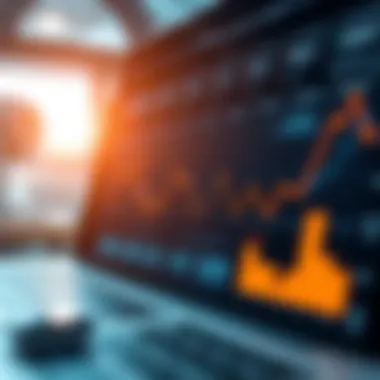 A close-up of analytics dashboard showcasing traffic metrics