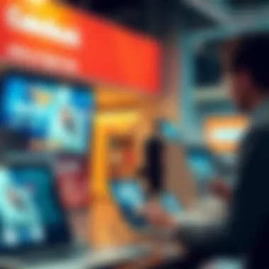 A visually appealing advertisement displayed across digital platforms