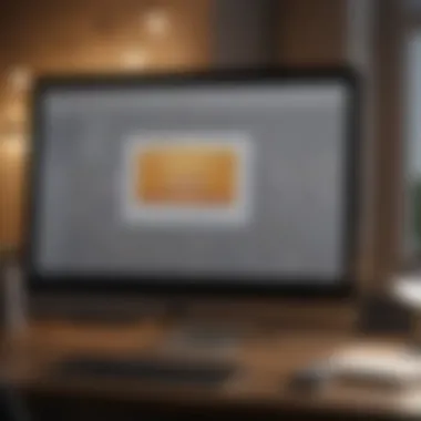 Showcasing a Professional Email Interface Professional email interface on a computer screen