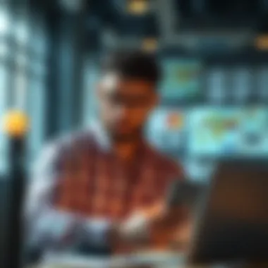 Entrepreneur using technology for record-keeping