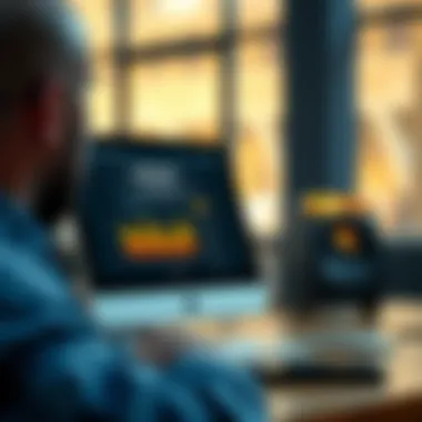 An engaging client engagement interface on a digital device