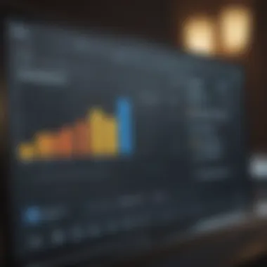 CRM Software Interface Overview Visual representation of CRM software interface showcasing features