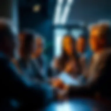 Collaborative Entrepreneurial Insights A diverse group engaged in discussion