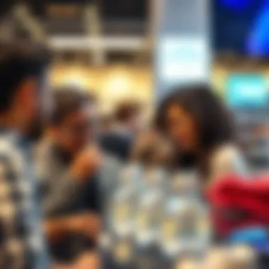 Engaging customer interaction during a promotional event