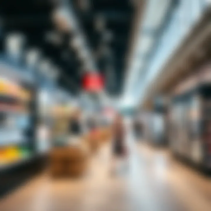 Well-organized store layout boosting customer flow