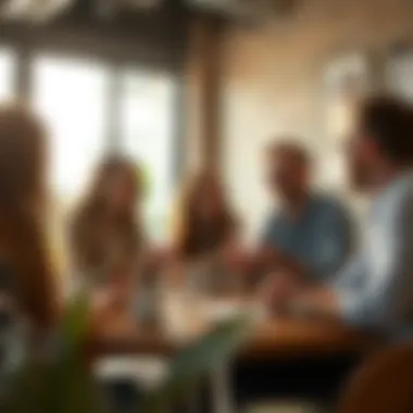 A fun and relaxed team gathering fostering open communication