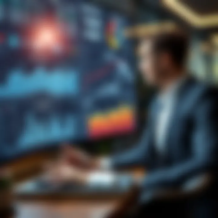 Sales Data Analysis Analyzing sales data on a digital dashboard