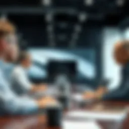 Strategic sales meeting showcasing effective communication