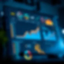 Visual representation of a sophisticated CRM dashboard