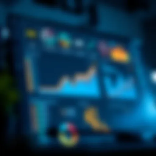 Visual representation of a sophisticated CRM dashboard