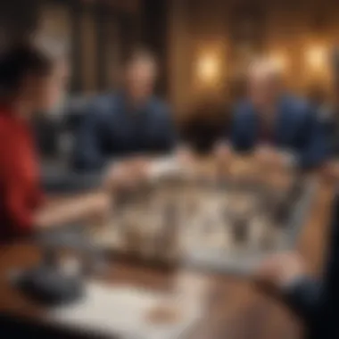 Strategic Communication in Negotiation Dynamic negotiation scene illustrating strategic communication