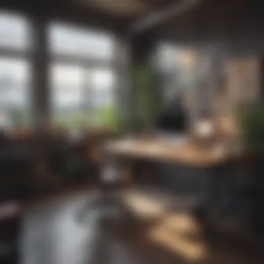 Creative Workspace Inspiration A vibrant workspace showcasing creativity and innovation
