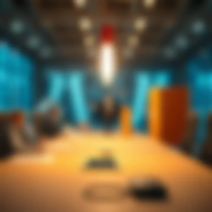 Strategic Planning in Product Launch Visual representation of strategic planning in product launch