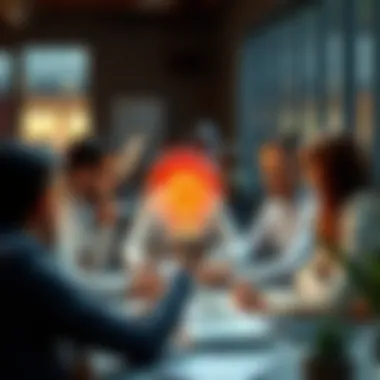Innovative Ideas for Lead Generation A team brainstorming innovative lead generation ideas
