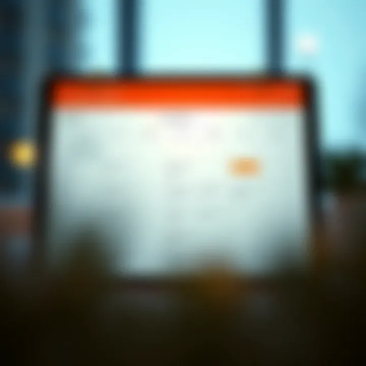 An illustration of a calendar highlighting scheduling options within a CRM