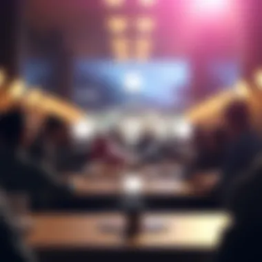 Diagram illustrating audience targeting on Facebook