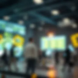 Conceptual illustration of CRM tools enhancing customer interactions