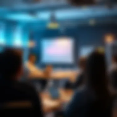 Effective communication showcased in a workshop environment