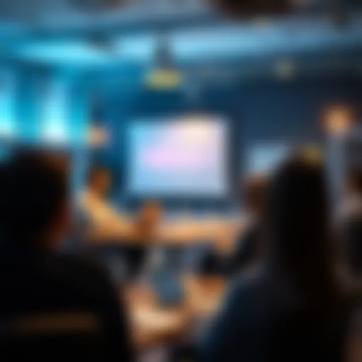 Effective communication showcased in a workshop environment