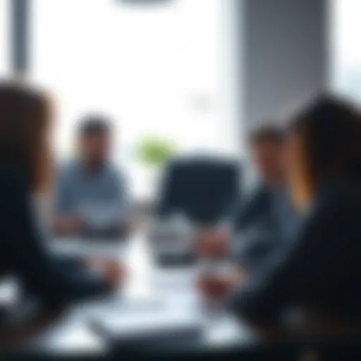 Team collaboration during a strategic planning session